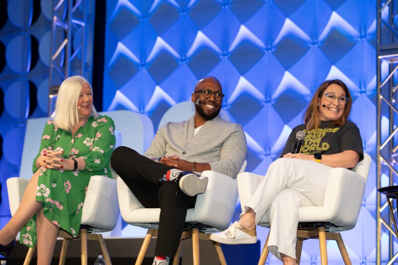 (L-R) Lucy Brazier, Tony Crawford, and Sunny Nunan