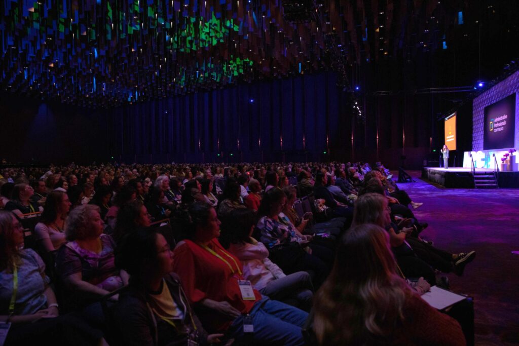 APC 2025 audience watching Keswin's keynote